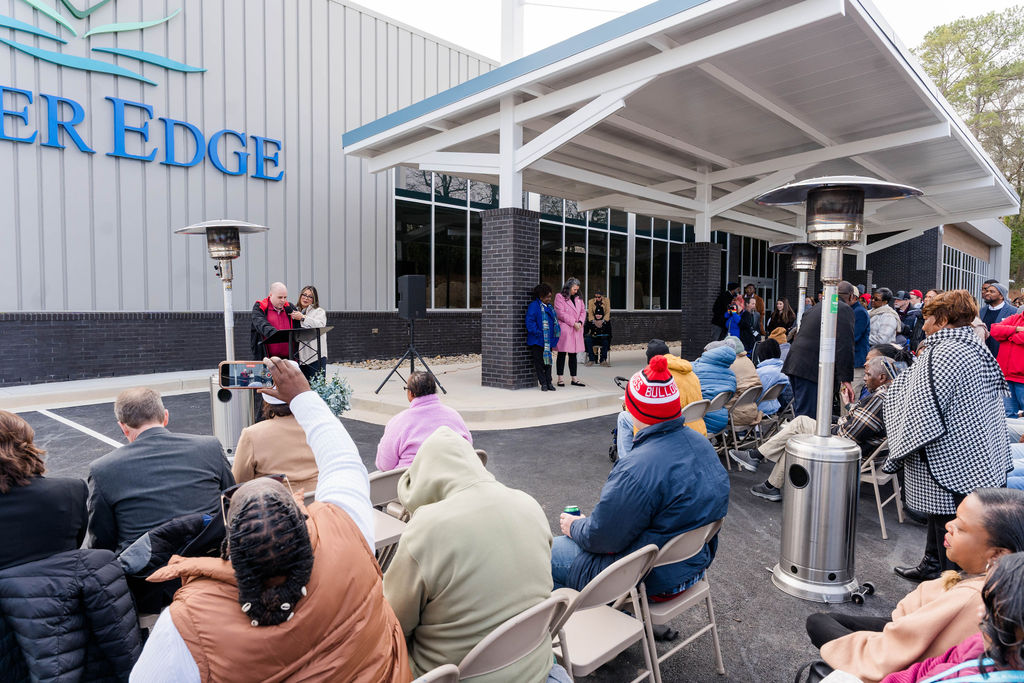 REBH Adult Peer Support and Community Integration Center Ribbon Cutting Nancy and Brandon