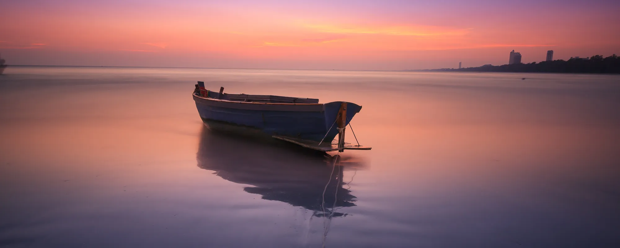 River at sunrise or dusk